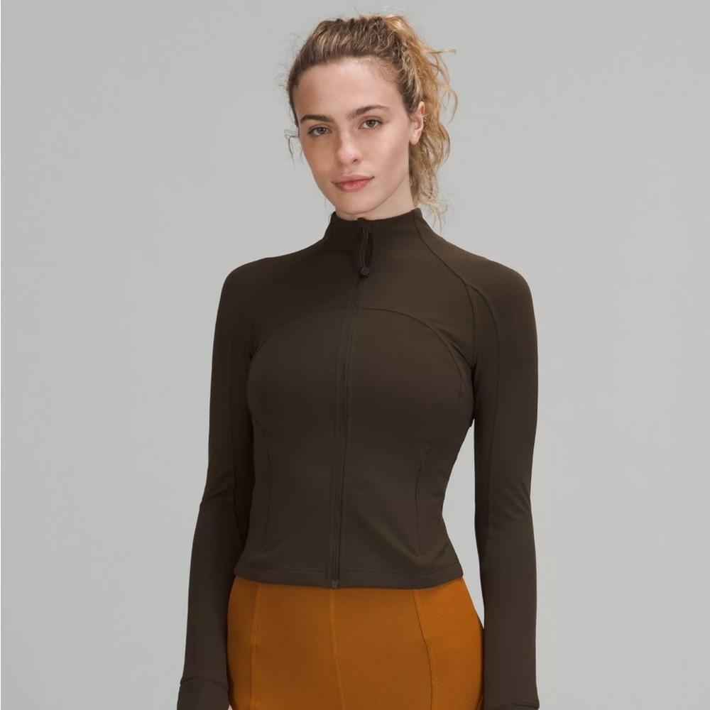 Lululemon Cropped Define Jacket (Dark Olive)